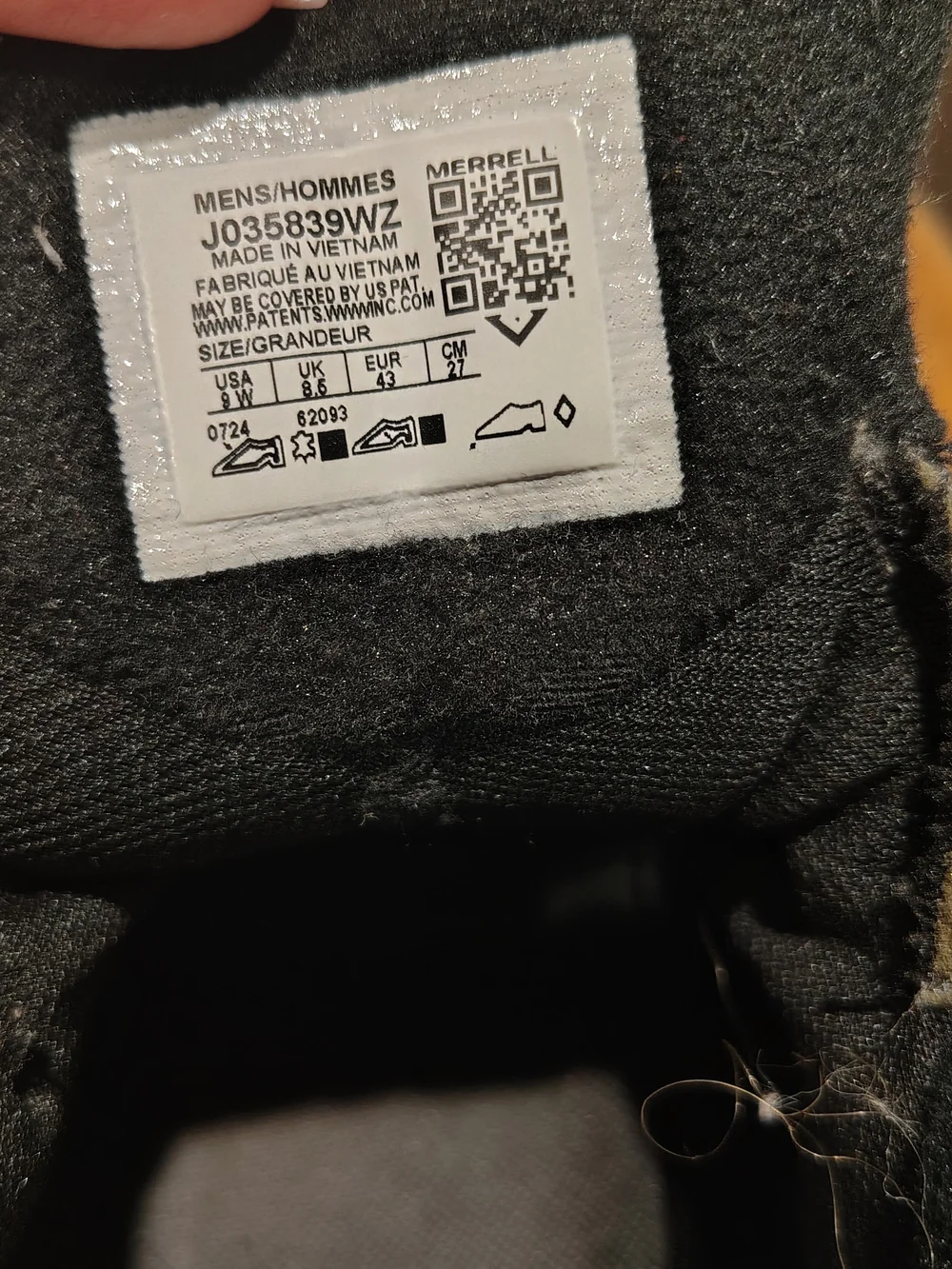 Merrell Brown and Black Hiking Boots